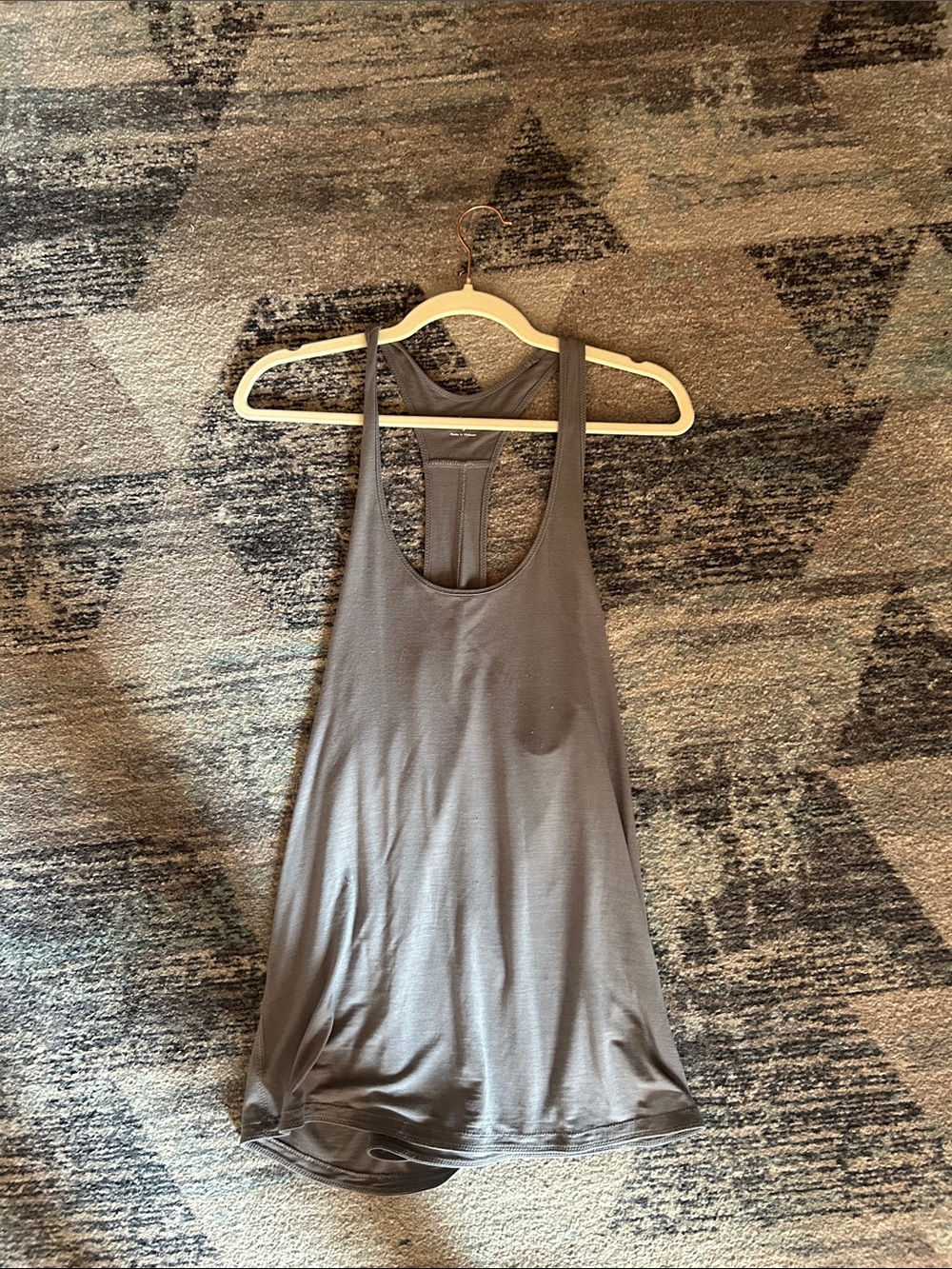 allbirds Gray Racerback Tank Top